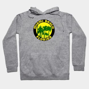 Miami Beach Florida Keys Beach Ocean Travel Hoodie